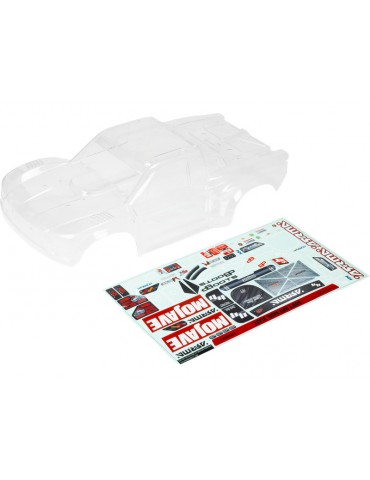 Arrma MOJAVE 4S Clear Trimmed Body with Decals