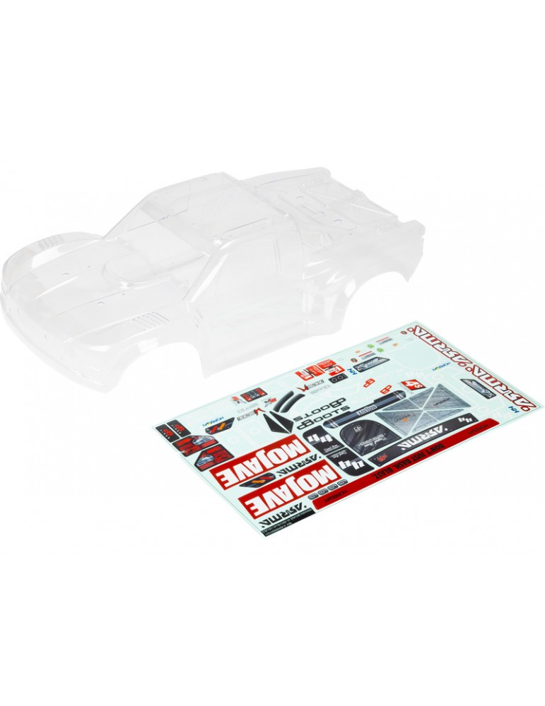 Arrma MOJAVE 4S Clear Trimmed Body with Decals