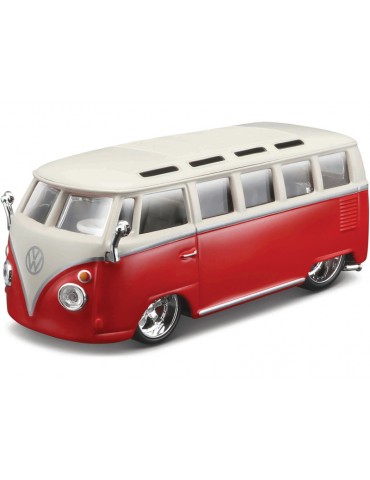 Bburago Volkswagen Van Samba 1:32 Red-White