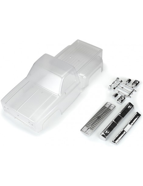 1982 Chevy K-10 Clear Body Set with Scale Molded Accesories