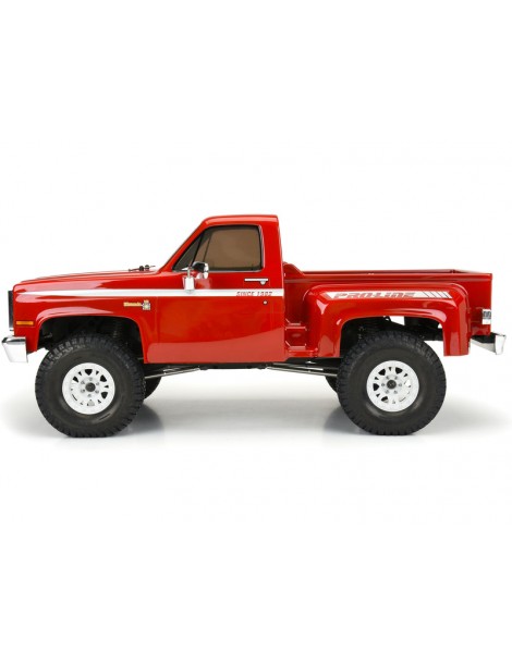 1982 Chevy K-10 Clear Body Set with Scale Molded Accesories