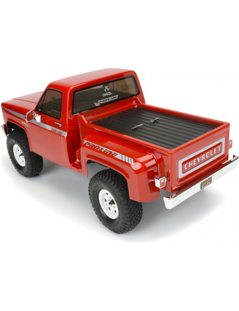 1982 Chevy K-10 Clear Body Set with Scale Molded Accesories