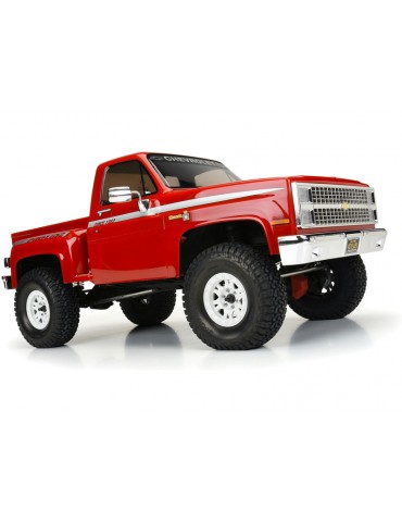 1982 Chevy K-10 Clear Body Set with Scale Molded Accesories