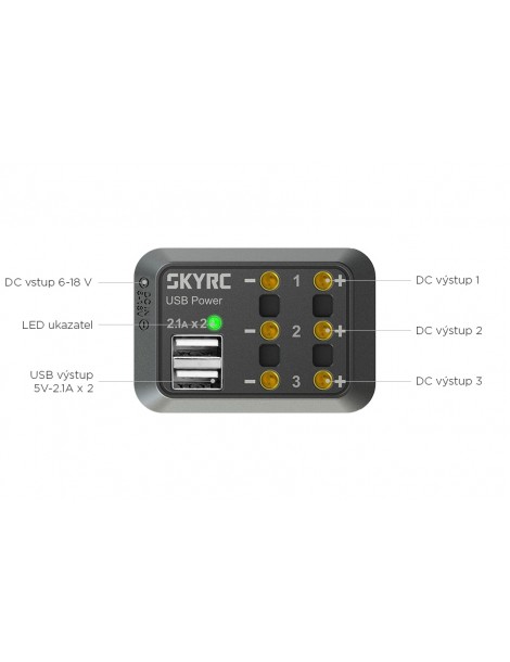 Sky RC DC Power Distributor with Banana Male Connector