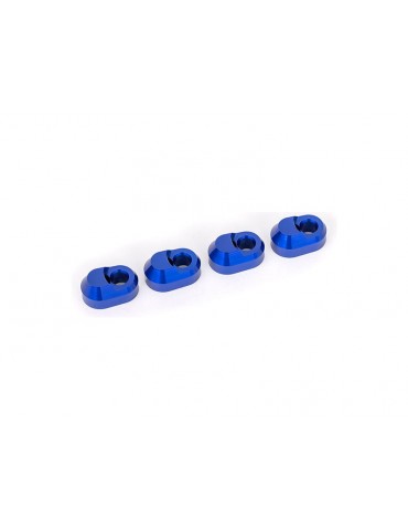 Traxxas Suspension pin retainer, 6061-T6 aluminum (blue-anodized) (4)