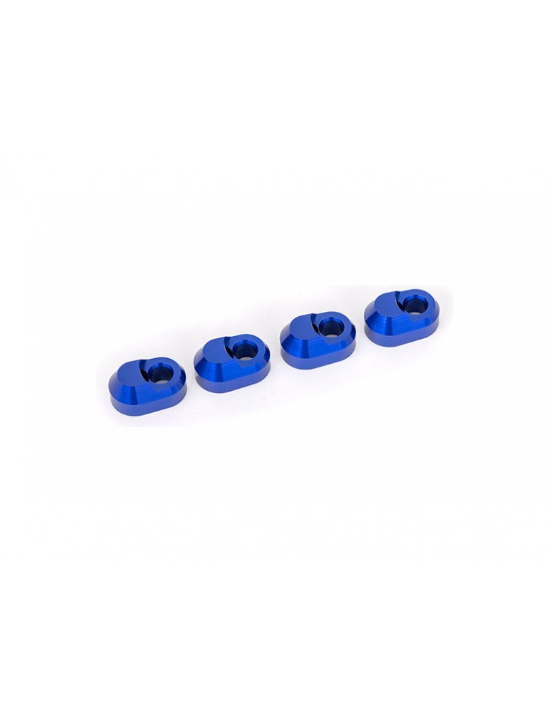 Traxxas Suspension pin retainer, 6061-T6 aluminum (blue-anodized) (4)