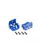 Traxxas Motor mounts, 6061-T6 aluminum (blue-anodized) (front & rear)