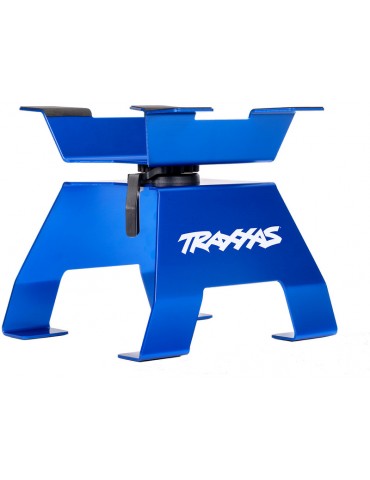 Traxxas aliumininis mėlynas RC stovas X-Trucks modeliams – CyborgShop