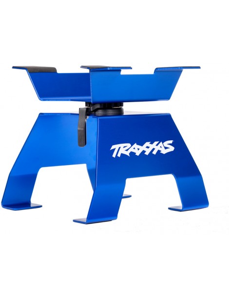 Traxxas aliumininis mėlynas RC stovas X-Trucks modeliams – CyborgShop