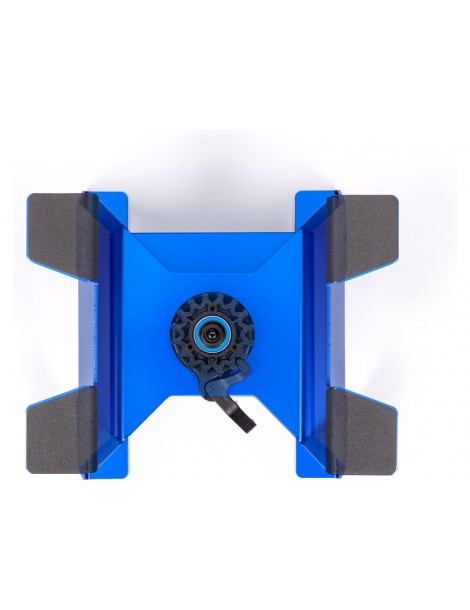 Traxxas aliumininis mėlynas RC stovas X-Trucks modeliams – CyborgShop