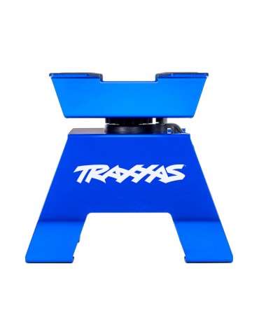 Traxxas aliumininis mėlynas RC stovas X-Trucks modeliams – CyborgShop