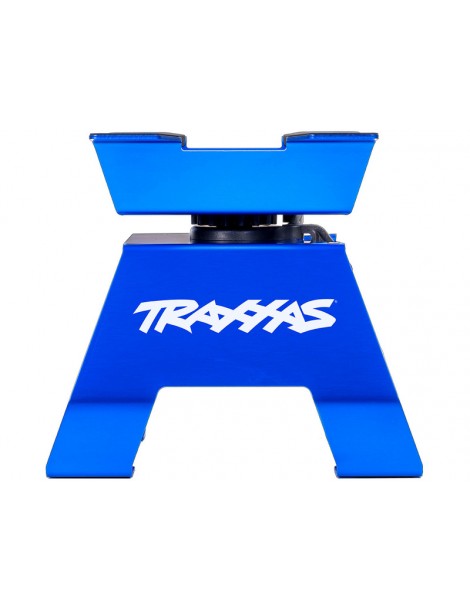 Traxxas aliumininis mėlynas RC stovas X-Trucks modeliams – CyborgShop