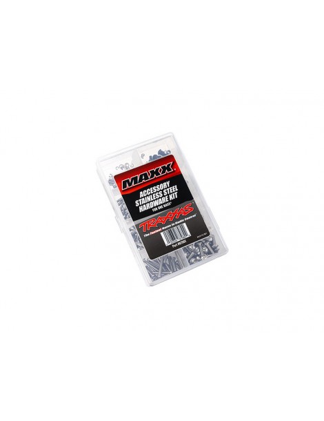 Traxxas Hardware kit, stainless steel, Maxx