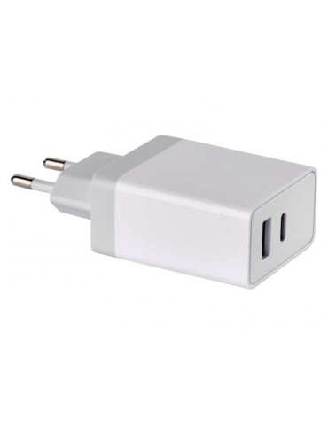 AC universal USB adapter QC3.0 + PD 30W