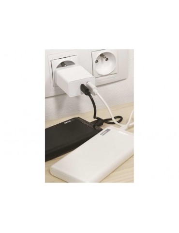 AC universal USB adapter QC3.0 + PD 30W