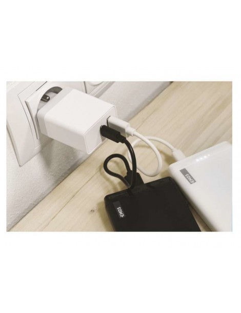 AC universal USB adapter QC3.0 + PD 30W