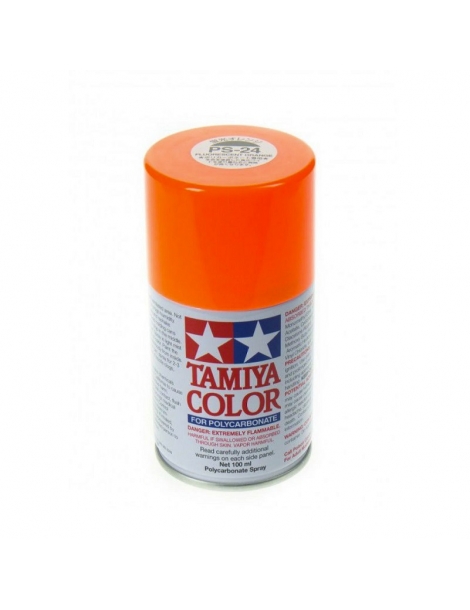 Tamiya Lexan purškiami dažai - Fluorescent Orange, PS-24