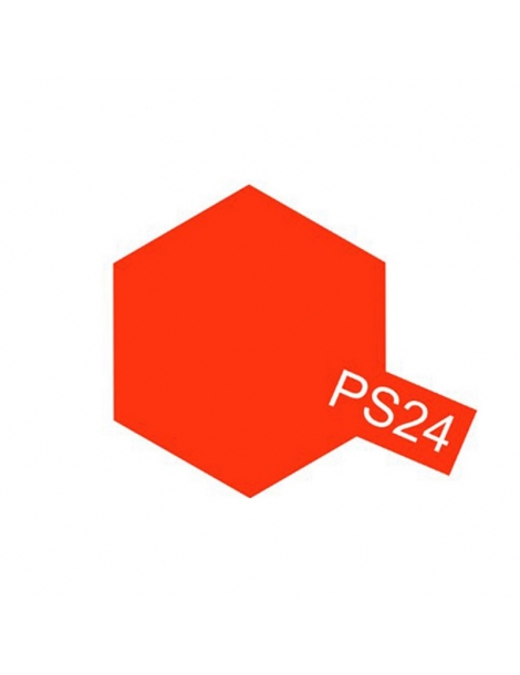 Tamiya Lexan purškiami dažai - Fluorescent Orange, PS-24