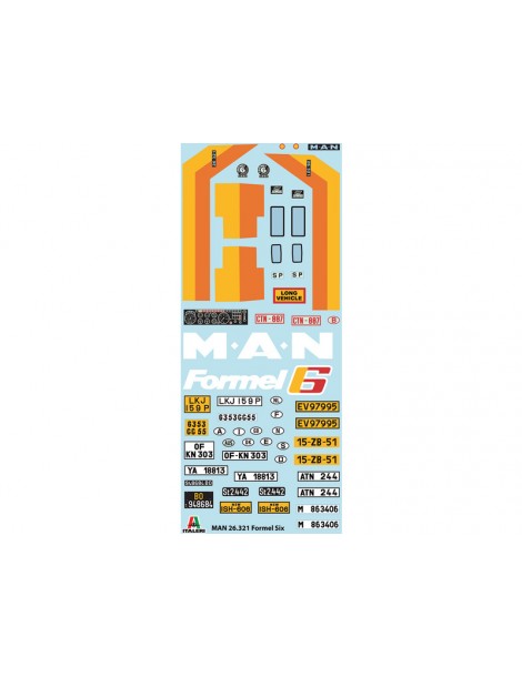 Italeri MAN 26.321 Formel Six (1:24)