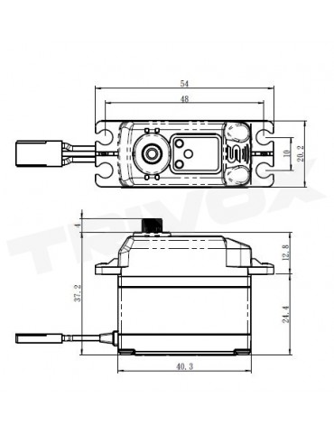 SV-1273TG HiVOLT digital servo (16kg-0,065s/60 )