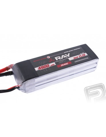 G4 RAY Li-Pol 4900mAh/11.1 30/60C Air pack+XT60 plug