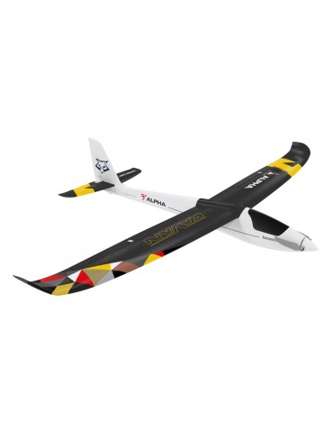 RC Lėktuvas Alpha 1500V2 RTF (M1) - Juoda