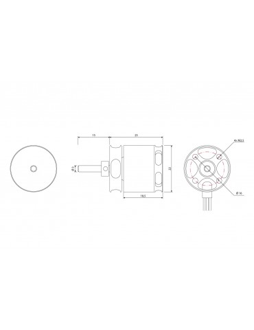 KAVAN Brushless Motor PRO 2225-1600