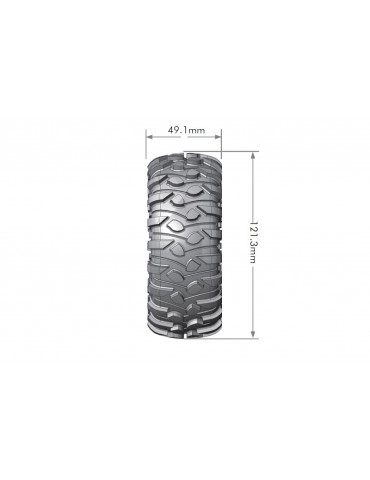 CR-ROWDY 1.9 - Tires with insert, 2 pcs