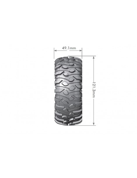 CR-ROWDY 1.9 - Tires with insert, 2 pcs