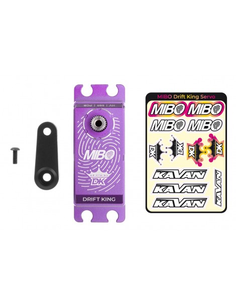 MIBO Drift King Alu Purple Programmable (RWD Drift Spec/33.0kg/8.4V) Brushless Servo