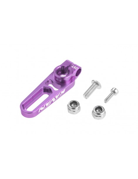 MIBO Aluminum Adjustable 12-22mm Servo Horn 25T (Purple)