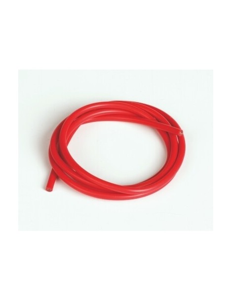 silicon wire 2,6 qmm1m, red, 13 AWG