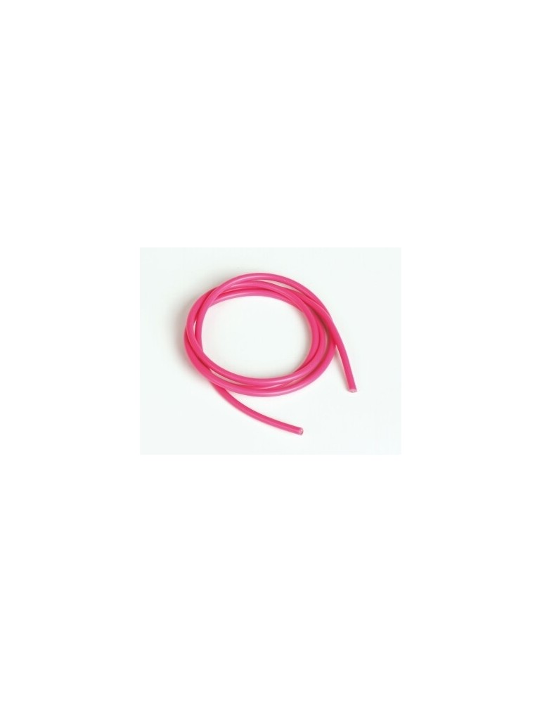 silicon wire 2,6 qmm1m, pink, 13 AWG