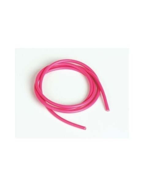 silicon wire 2,6 qmm1m, pink, 13 AWG