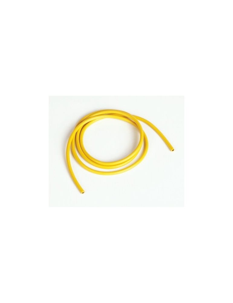 silicon wire 3,3 qmm1m, yellow, 12 AWG
