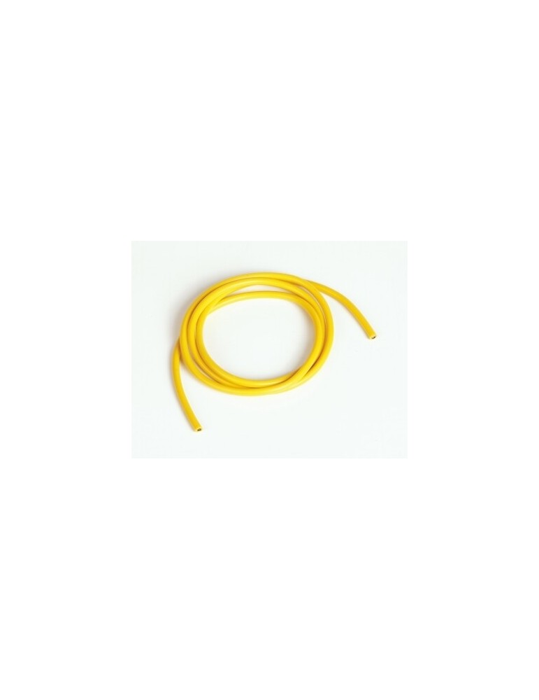 silicon wire 4,1 qmm1m, yellow, 11 AWG
