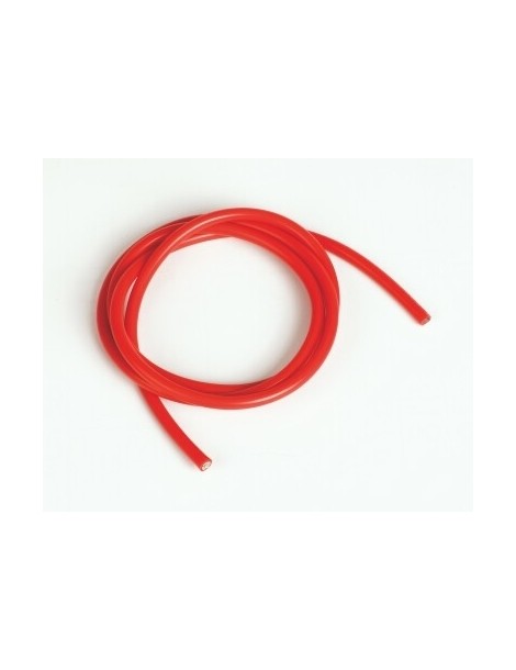 silicon wire 6,6 qmm1m, red, 9 AWG