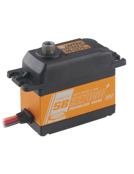 SB-2270SG+ BRUSHLESS HiVOLT Digital servo (45kg-0,11s/60 )