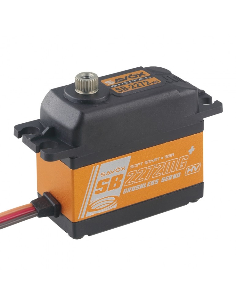 SB-2272MG+ BRUSHLESS HiVOLT Digital servo (10kg-0,028s/60 )