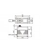 SB-2292SG BRUSHLESS HiVOLT Digital servo (50kg-0,055s/60 )