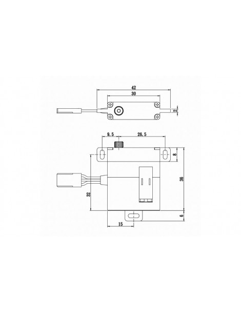 SG-0211MG 10mm digital servo (8kg-0,13s/60 )