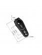 TRX6-25T, 16-20mm, black, alu servo horn