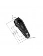 TRX7-25T, 20-24mm, black, alu servo horn