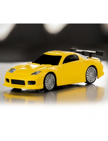 Turbo Racing 1/76 C71 Sports RC Car RTR (Yellow)