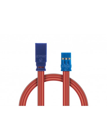 Servo extension lead JR, 0,25 mm2, 1000mm, flat silicone wire - 1 pcs.