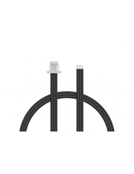servo lead, JST-SH socket, 0,08 mm2, for GR-12SH+HoTT, 100mm, silicon wire - 1 pcs.