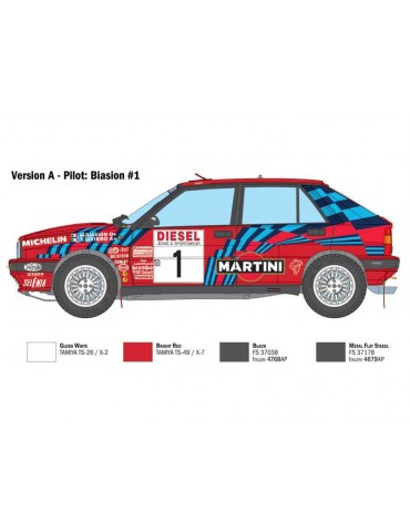 Italeri Lancia Delta HF Integrale Sanremo 1989 (1:12)