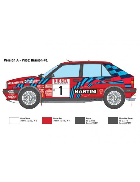 Italeri Lancia Delta HF Integrale Sanremo 1989 (1:12)