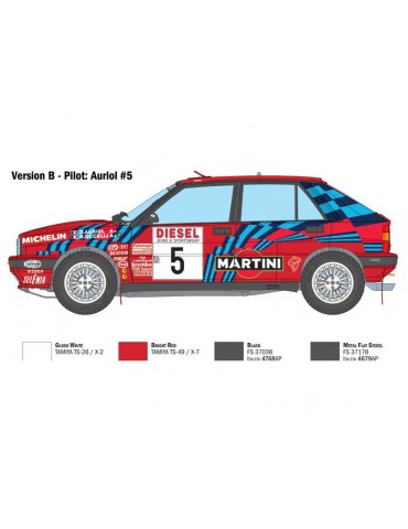 Italeri Lancia Delta HF Integrale Sanremo 1989 (1:12)
