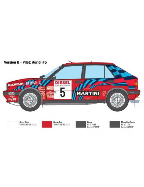 Italeri Lancia Delta HF Integrale Sanremo 1989 (1:12)